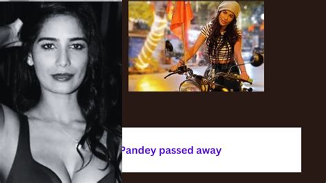 Poonam Pandey Passes Away at 32 of Cervical。